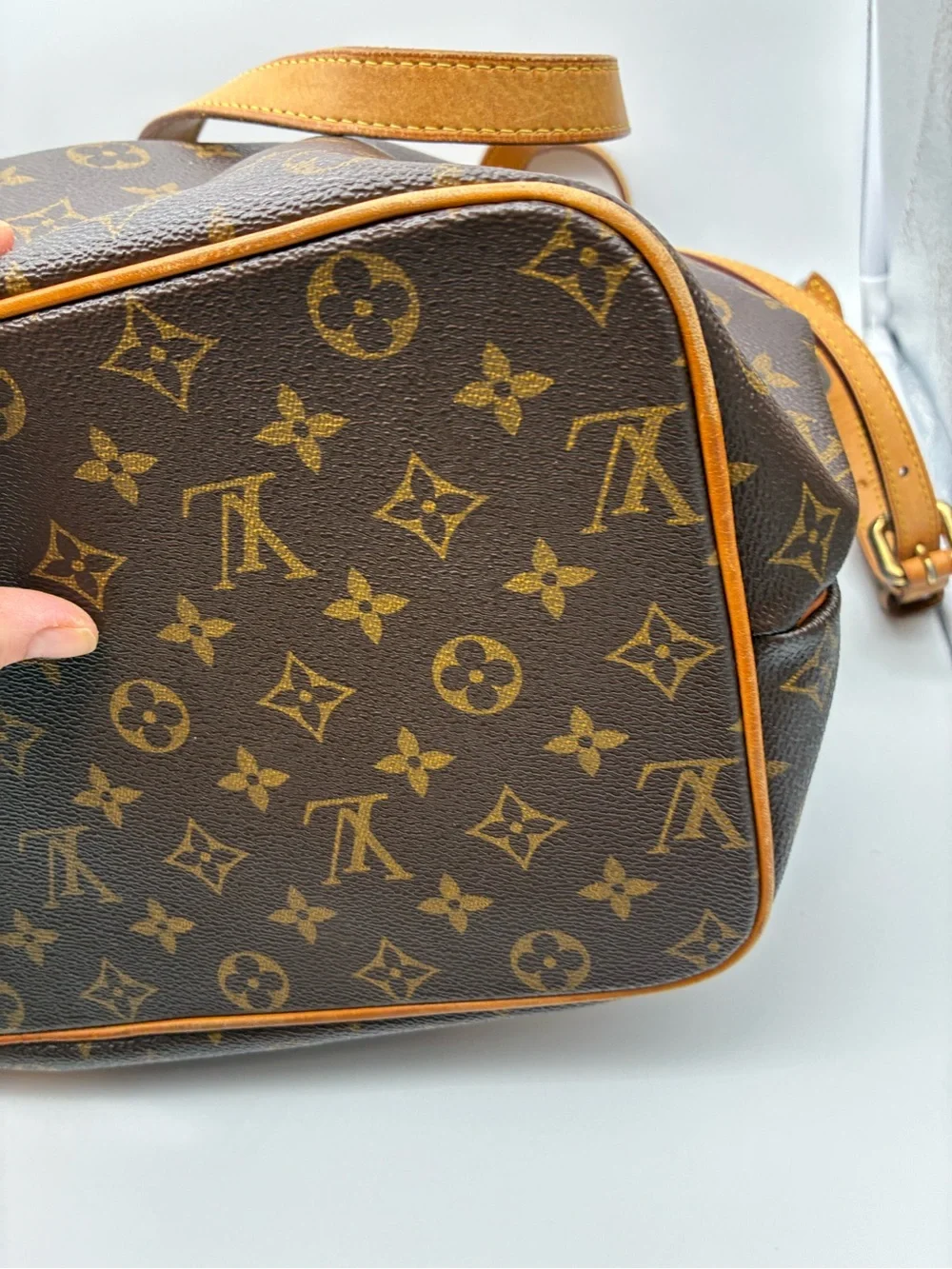 Louis Vuitton Palermo GM Monogram Canvas Shoulder with strap and COA